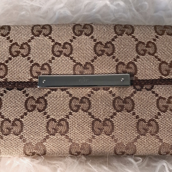 Gucci - Guccissima Supreme Continental Long Wallet GG Monogram EUC - Picture 3 of 15